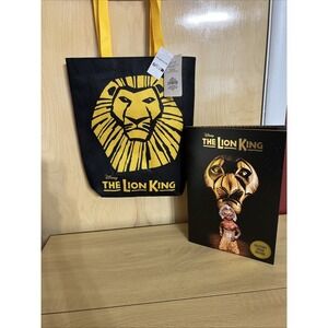 Lion King on Broadway Collectible Tote Bag and Collectible Booklet Brochure
